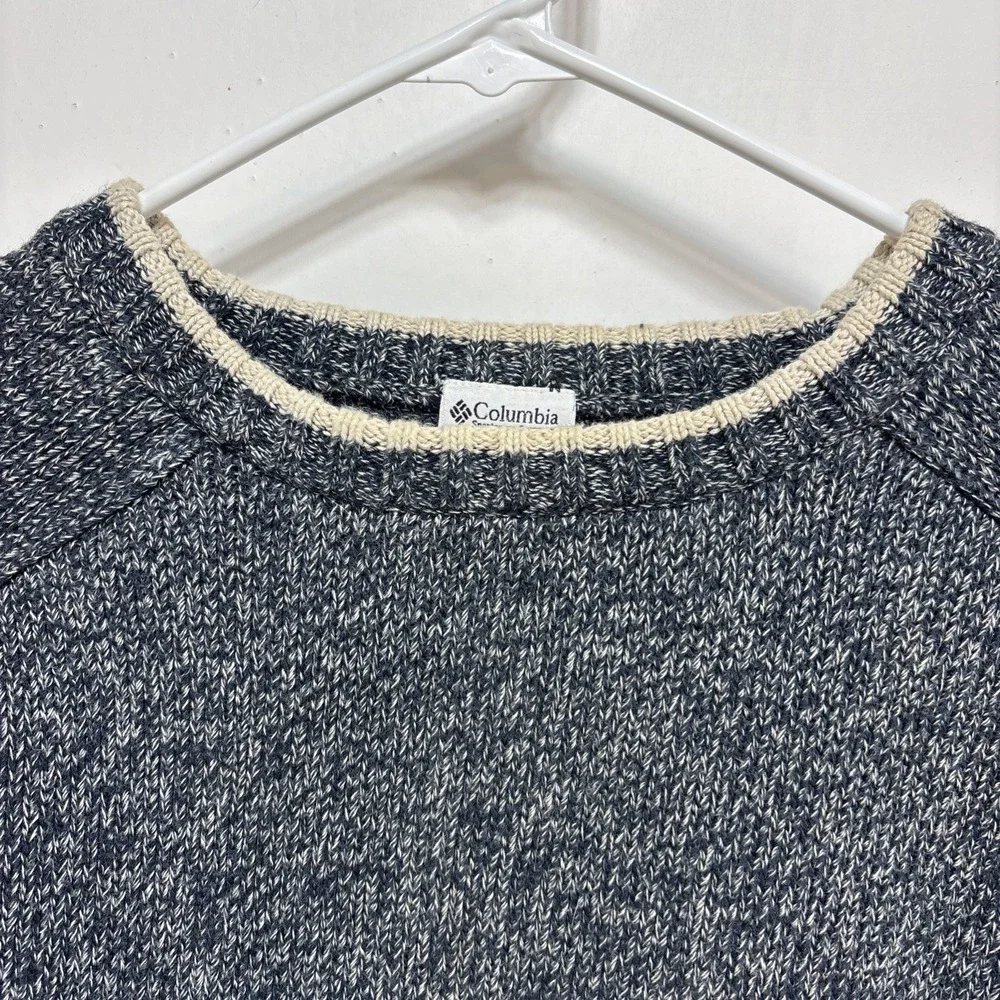 VTG Columbia Men's Cotton Crewneck Sweater Size XXL Fisherman‎ Cozy Marled Knit